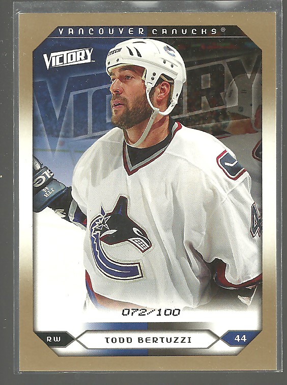 (image for) 2005-06 Upper Deck Victory Gold #249 Todd Bertuzzi